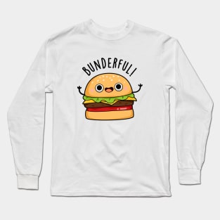 Bunderful Cute Burger Bun Pun Long Sleeve T-Shirt